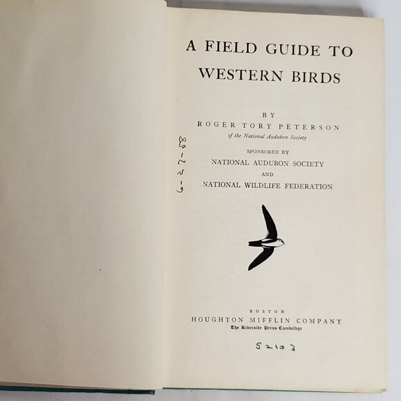 A Field Guide To Western Birds Peterson 1941 1st Ed North America Audubon Societ - Picture 5 of 8